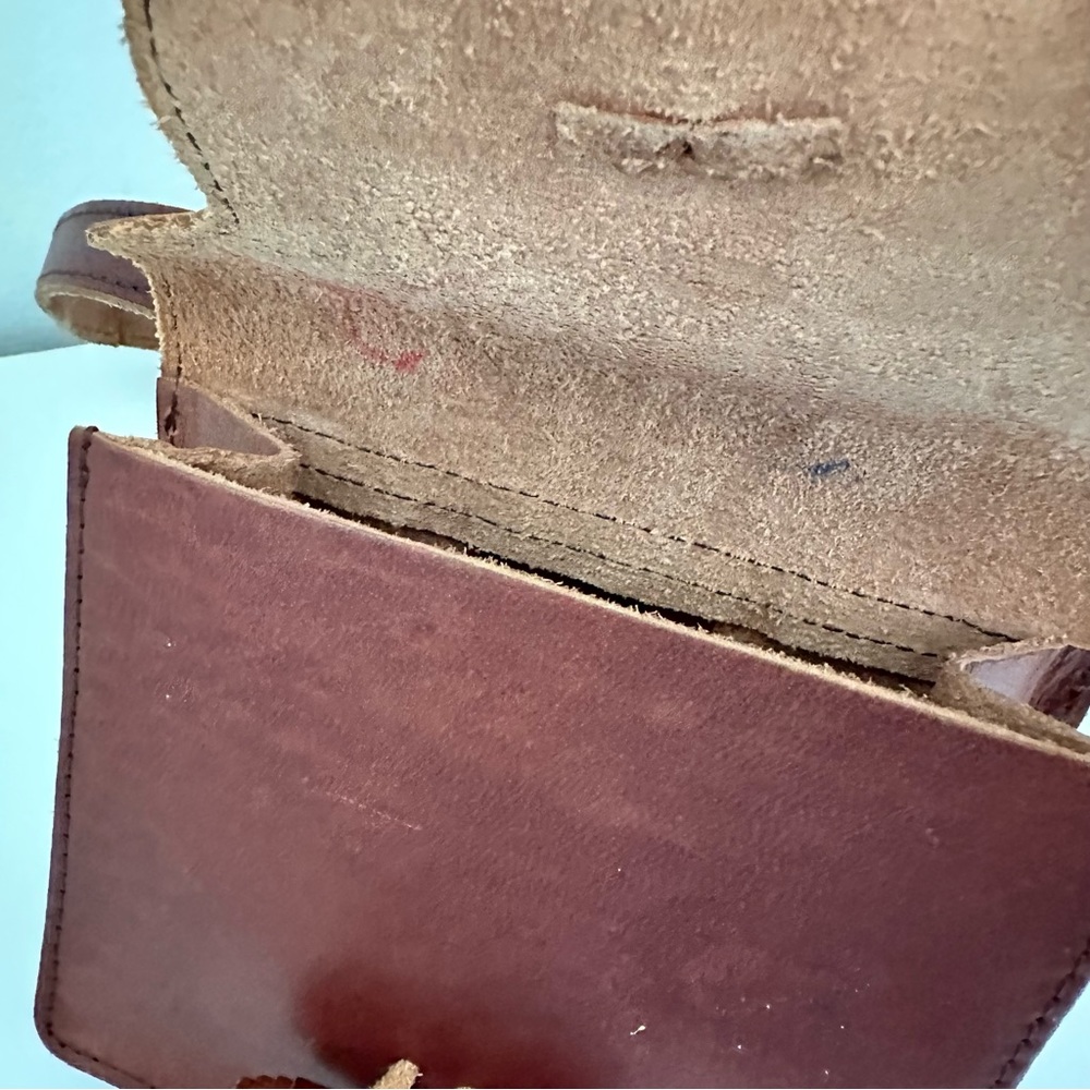 Zara Brown Leather Belt Bag - Picture 7 of 11